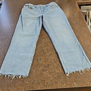Abercrombie & Fitch Light Blue Straight Leg Jeans